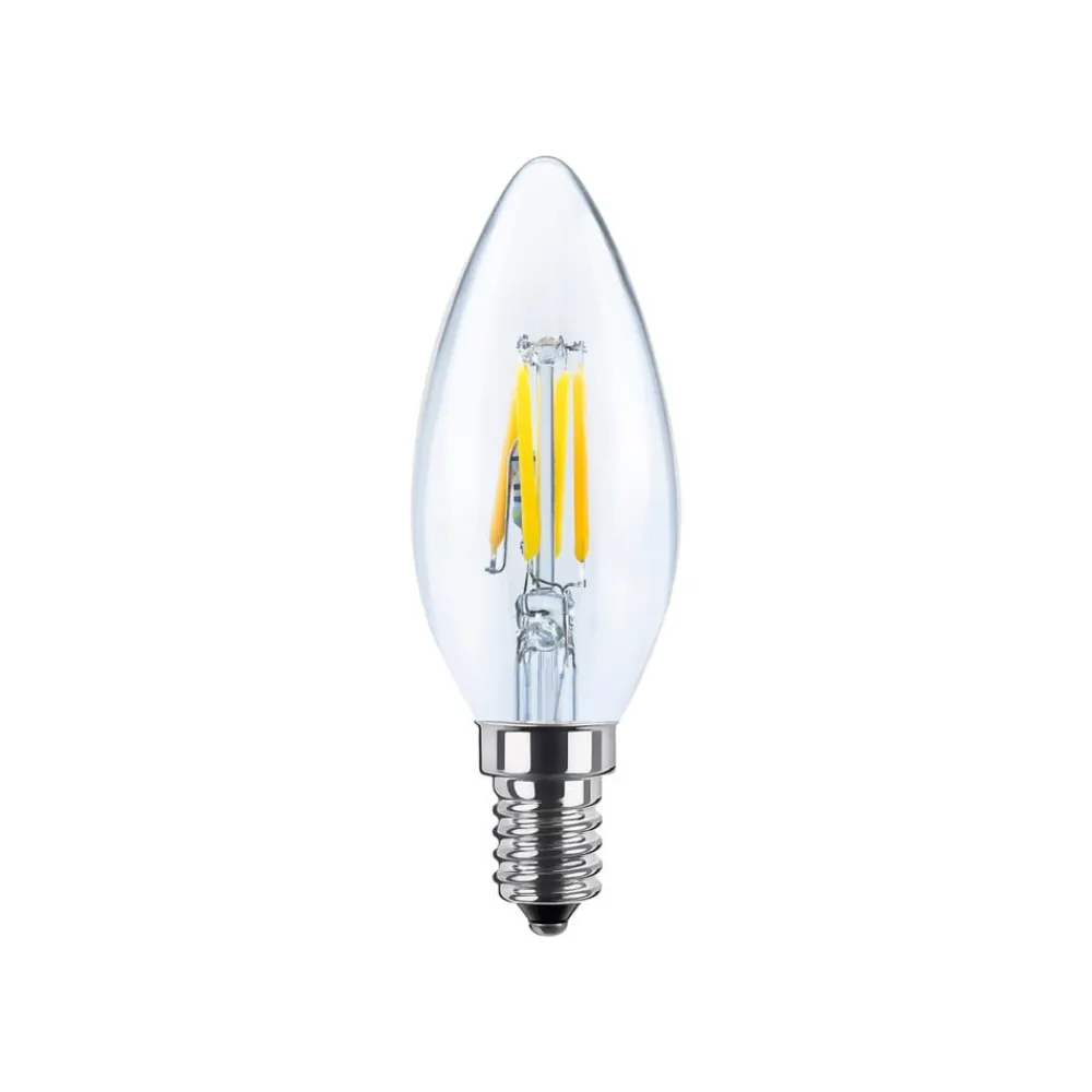 Filament Pære ^ SEGULA LED E14 3W stearinlys 24V DC glødetråd klar 927 dæmpbar