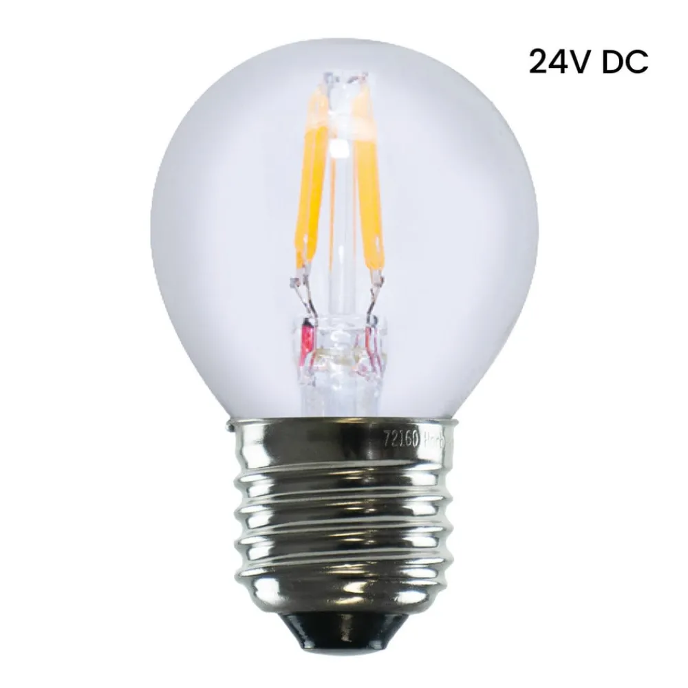 SEGULA Dæmpbar Led-Pære|Filament Pære > LED-filamentpære 24V DC E27 3W 927 Filament ambient
