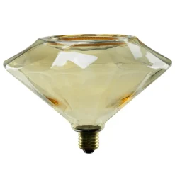 SEGULA Dæmpbar Led-Pære|Filament Pære > LED floating diamond E27 8W guld kan dæmpes