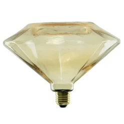 SEGULA Dæmpbar Led-Pære|Filament Pære > LED floating diamond E27 8W guld kan dæmpes