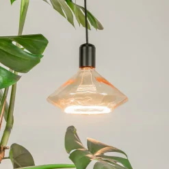 SEGULA Dæmpbar Led-Pære|Filament Pære > LED floating diamond E27 8W guld kan dæmpes
