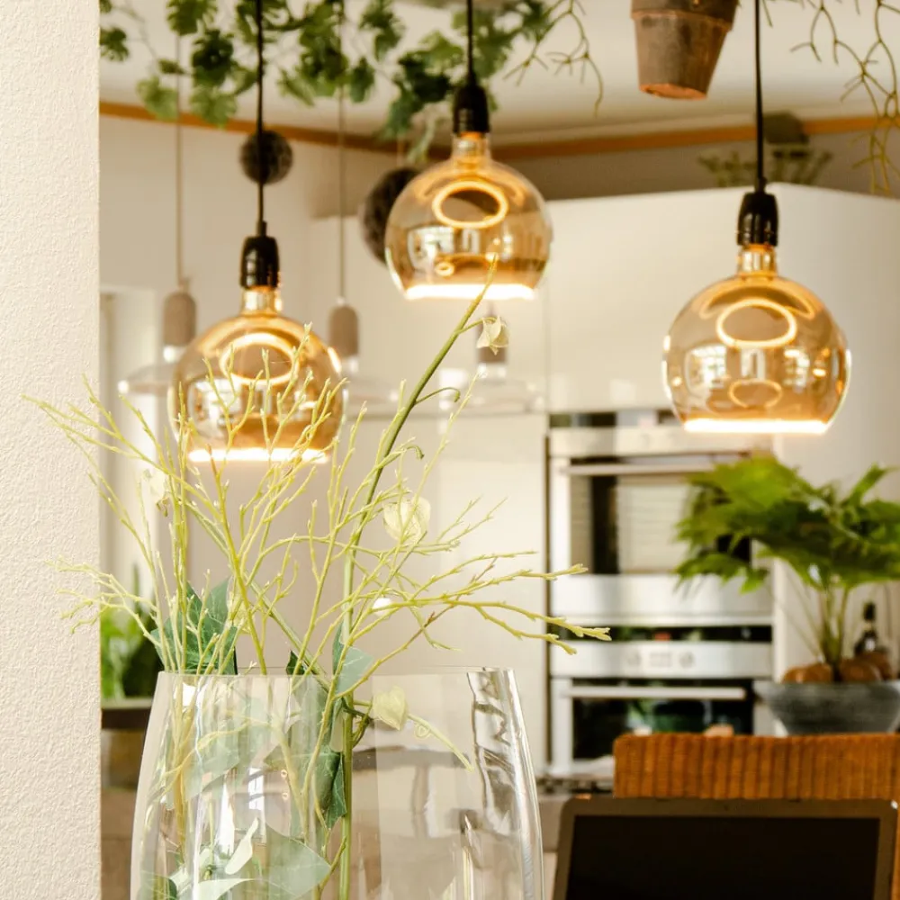 SEGULA Dæmpbar Led-Pære|Filament Pære > LED-Floating G200 E27 4,5W 922 guld dæmpbar
