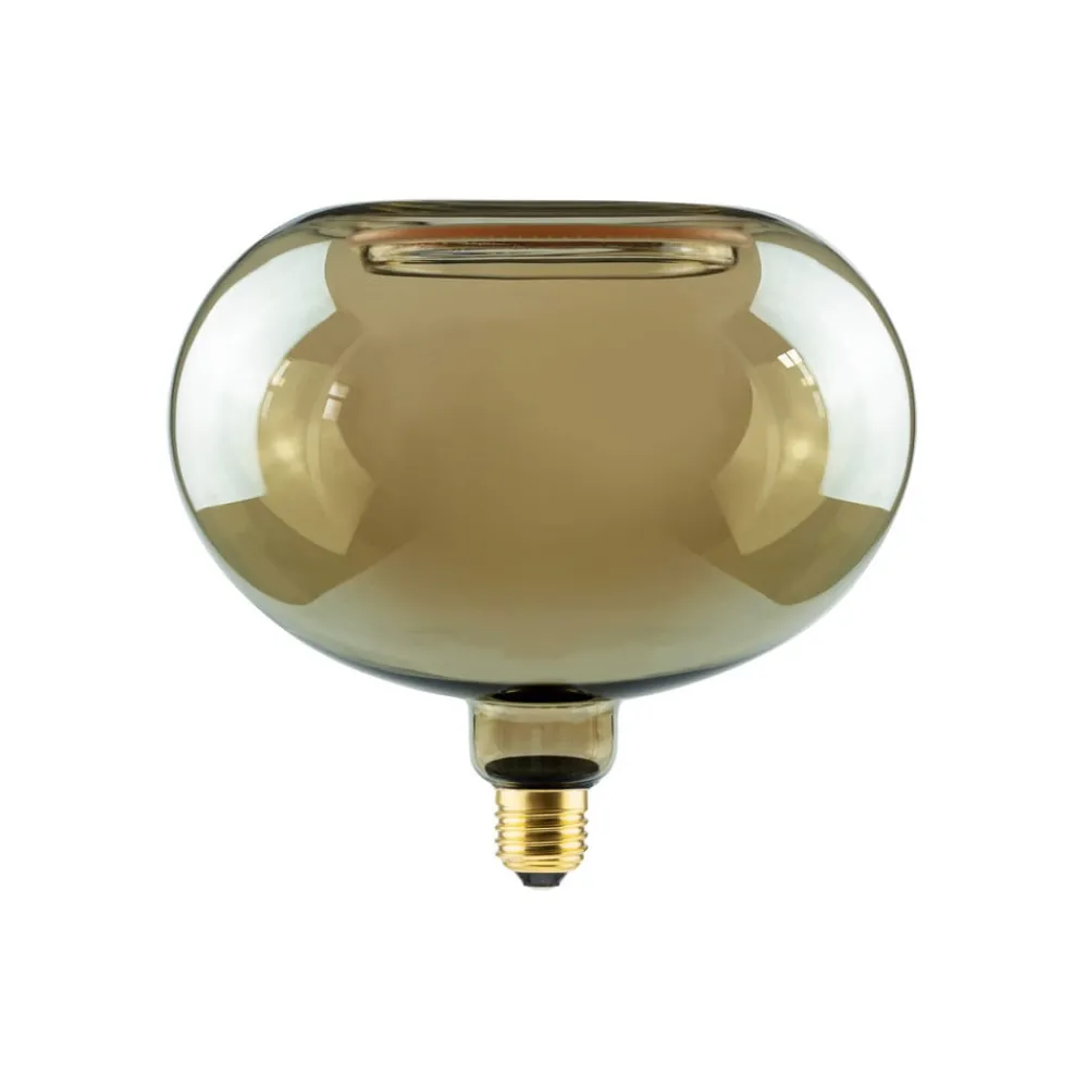 Dæmpbar Led-Pære|Filament Pære ^ SEGULA LED floating oval E27 4,5W kan dæmpes, røg