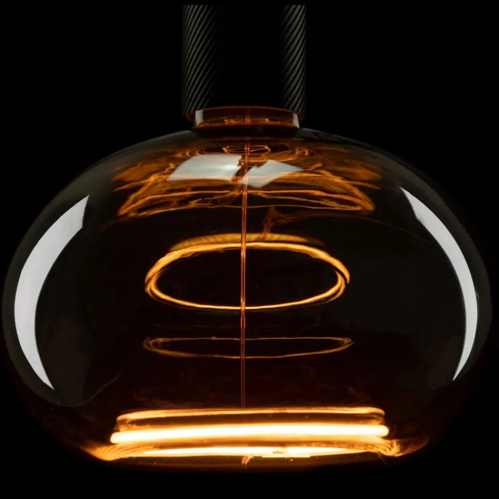 Dæmpbar Led-Pære|Filament Pære ^ SEGULA LED floating oval E27 4,5W kan dæmpes, røg