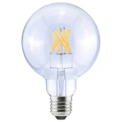 Dæmpbar Led-Pære|Filament Pære ^ SEGULA LED globe G95 E27 6,5W 2.700K dæmpbar klar