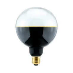 SEGULA Dæmpbar Led-Pære > LED-Globe Illusion E27 G125 klar/sort 5W 1900K dæmpbar
