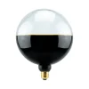 Dæmpbar Led-Pære ^ SEGULA LED-Globe Illusion E27 G190 klar/sort 6W 1900K dæmpbar