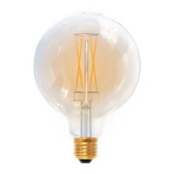 SEGULA Dæmpbar Led-Pære|Filament Pære > LED-globepære E27 G125 5W 2.200K guld dæmpbar