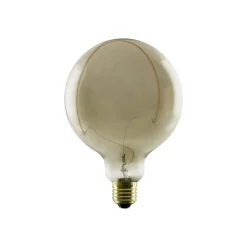 Dæmpbar Led-Pære ^ SEGULA LED Illusion G125 Crescent top E27 6W smoke