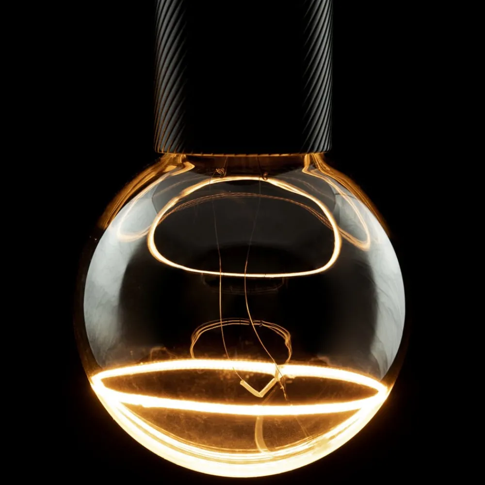 SEGULA Dæmpbar Led-Pære|Filament Pære > LED Illusion globe 95 E27 5W dim røg/klar