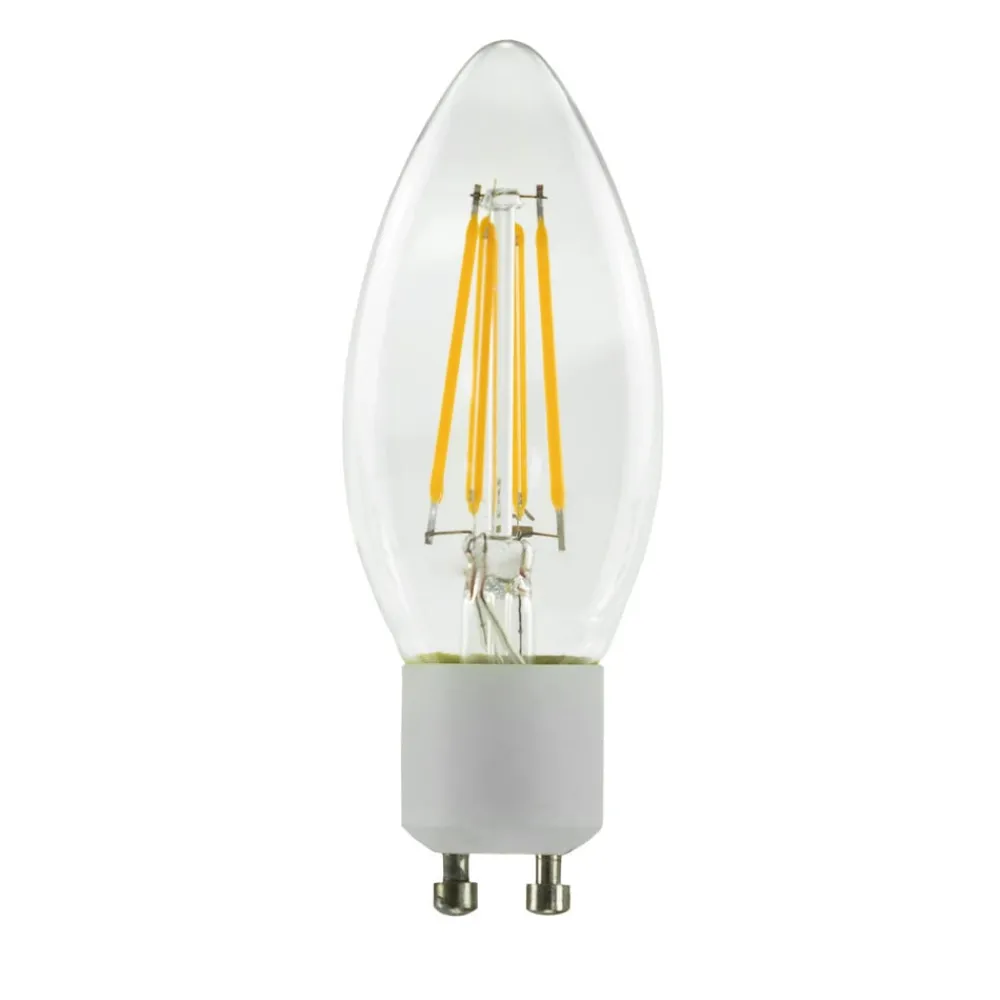 SEGULA Dæmpbar Led-Pære|Filament Pære > LED-kertepære GU10 3W filament dim 2.200 K