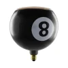 SEGULA Led Pærer > LED-kugle Flydende Billard sort 8, E27, G200 4 W 922