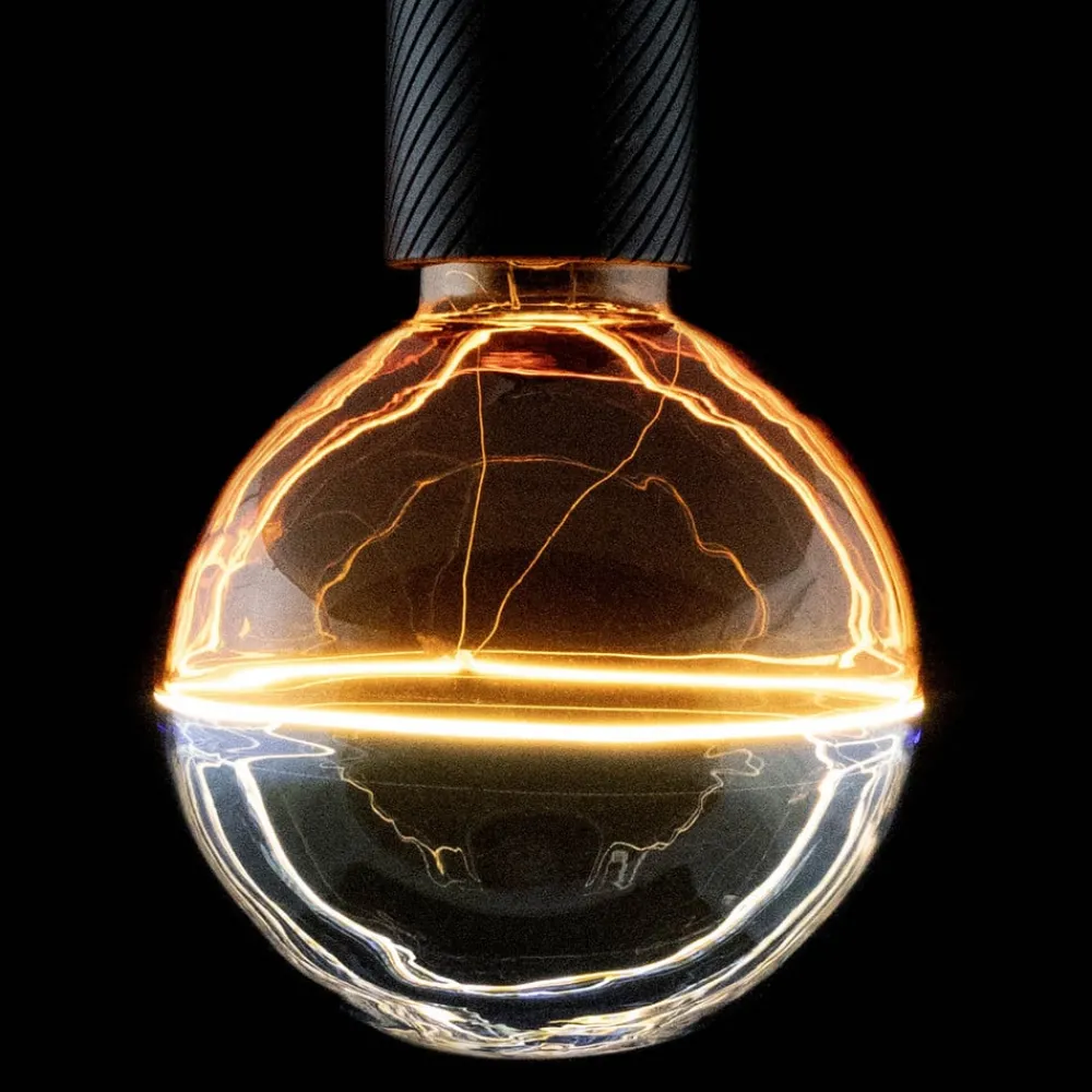 SEGULA Dæmpbar Led-Pære|Led Pærer > LED-kugle Illusion, E27 G125 blå/gul 5W 1.900K dæmpbar