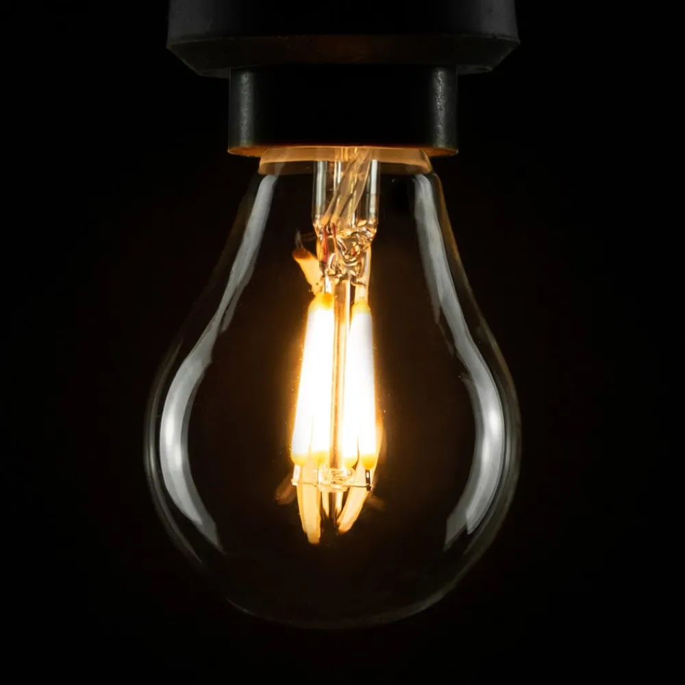 Dæmpbar Led-Pære|Filament Pære ^ SEGULA LED-pære E14 3W 2.200K dæmpbar klar