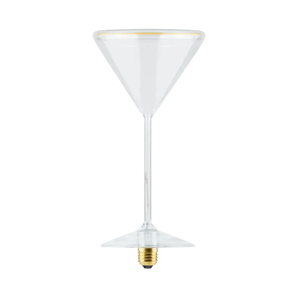 SEGULA Dæmpbar Led-Pære > LED-pære Floating Martini, E27, 6 W, 922 dæmpbar