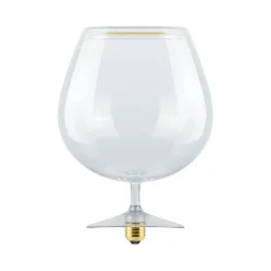 Dæmpbar Led-Pære ^ SEGULA LED-pære flydende cognac klar E27 6W 922 dæmpbar