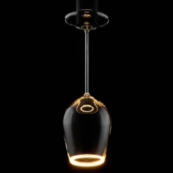 SEGULA Dæmpbar Led-Pære|Led Pærer > LED-pære flydende rødvin klar, E27 5 W 922