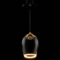 SEGULA Dæmpbar Led-Pære > LED-pære Flydende rødvin sort, E27 5 W 922