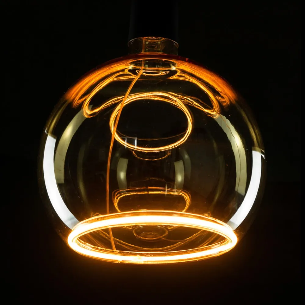 Dæmpbar Led-Pære|Filament Pære ^ SEGULA LED svævende kugle G150 E27 4W 922 guld dæmpbar