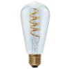 SEGULA Filament Pære|Led Pærer > rustik LED-pære Curved E27 6W 1.900K