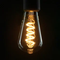 SEGULA Filament Pære|Led Pærer > rustik LED-pære Curved E27 6W 1.900K