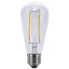 Dæmpbar Led-Pære|Filament Pære ^ SEGULA rustik LED-pære Long Style E27 6,5 W klar