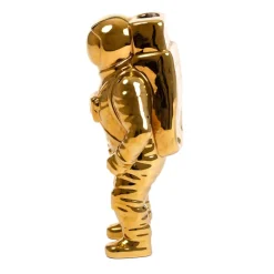 Møbel Og Interiør ^ SELETTI Cosmic Diner Starman-vase, guld. H 28 cm, porcelæn