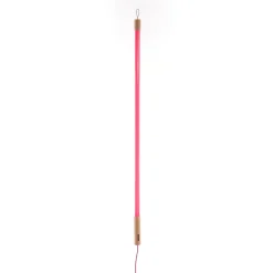 Gulvlamper|Gulvlamper ^ SELETTI LED-lampe Linea, fuchsia, trædetaljer, universal