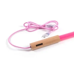 Gulvlamper|Gulvlamper ^ SELETTI LED-lampe Linea, fuchsia, trædetaljer, universal