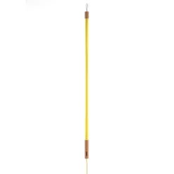 SELETTI Gulvlamper > LED-lys Linea, gul, trædetaljer, universal