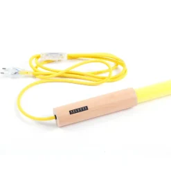 SELETTI Gulvlamper > LED-lys Linea, gul, trædetaljer, universal