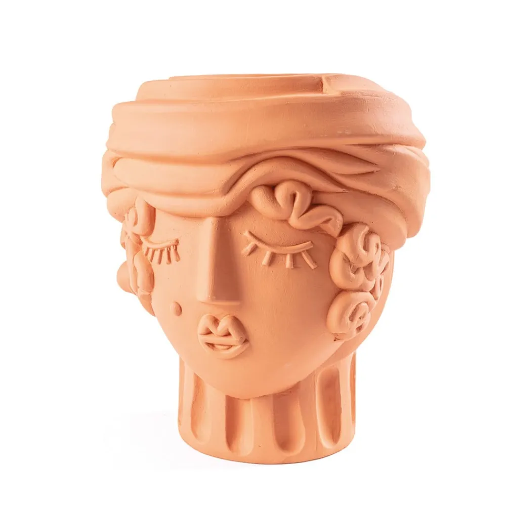 SELETTI Møbel Og Interiør > Magna Graecia Women-vase, højde 33 cm, terracotta