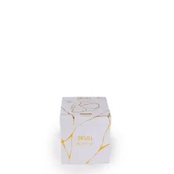 SELETTI Møbel Og Interiør > Skulptur Kintsugi Skull, hvid, porcelæn, guld