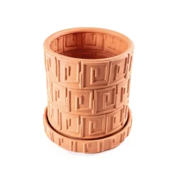 SELETTI Møbel Og Interiør > Vase Magna Graecia Greca, underkop, terracotta