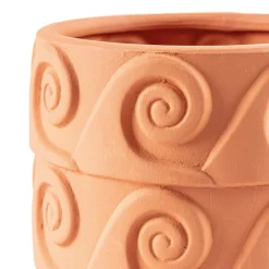 Møbel Og Interiør ^ SELETTI Vase Magna Graecia Onda, underkop, terracotta