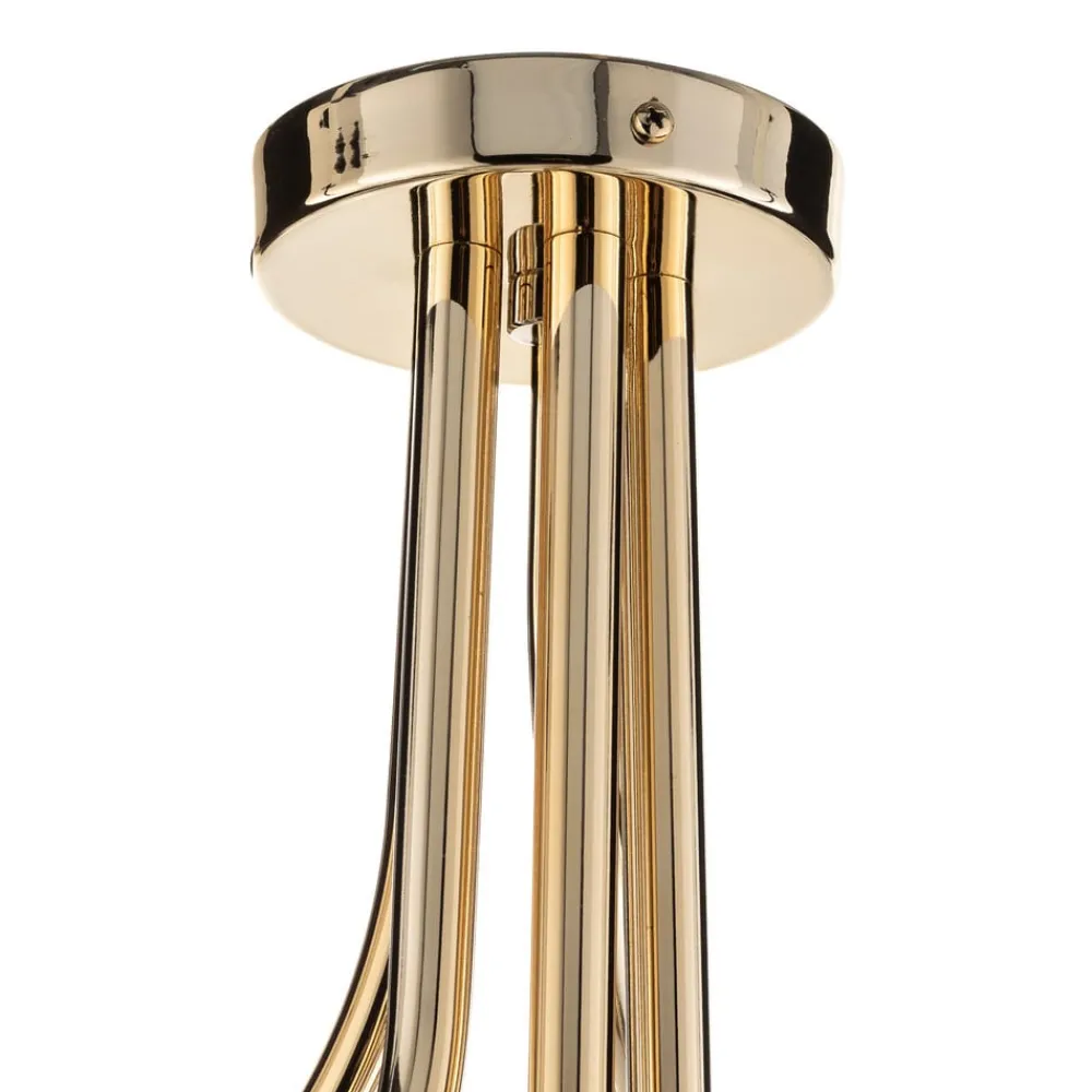 Euluna Loftlamper > Selva loftlampe, 5 lyskilder offset, guld