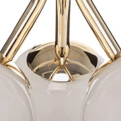 Domiluce Loftlamper > Selva loftlampe med tre glaskugler, guld