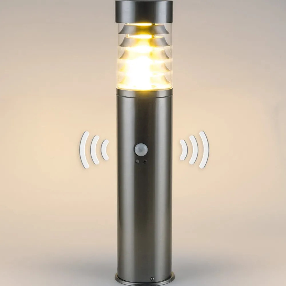 Heitronic Sokkellamper Med Sensor|Sokkellamper > Sensor-sokkellampe Saturn, stål, højde 50 cm