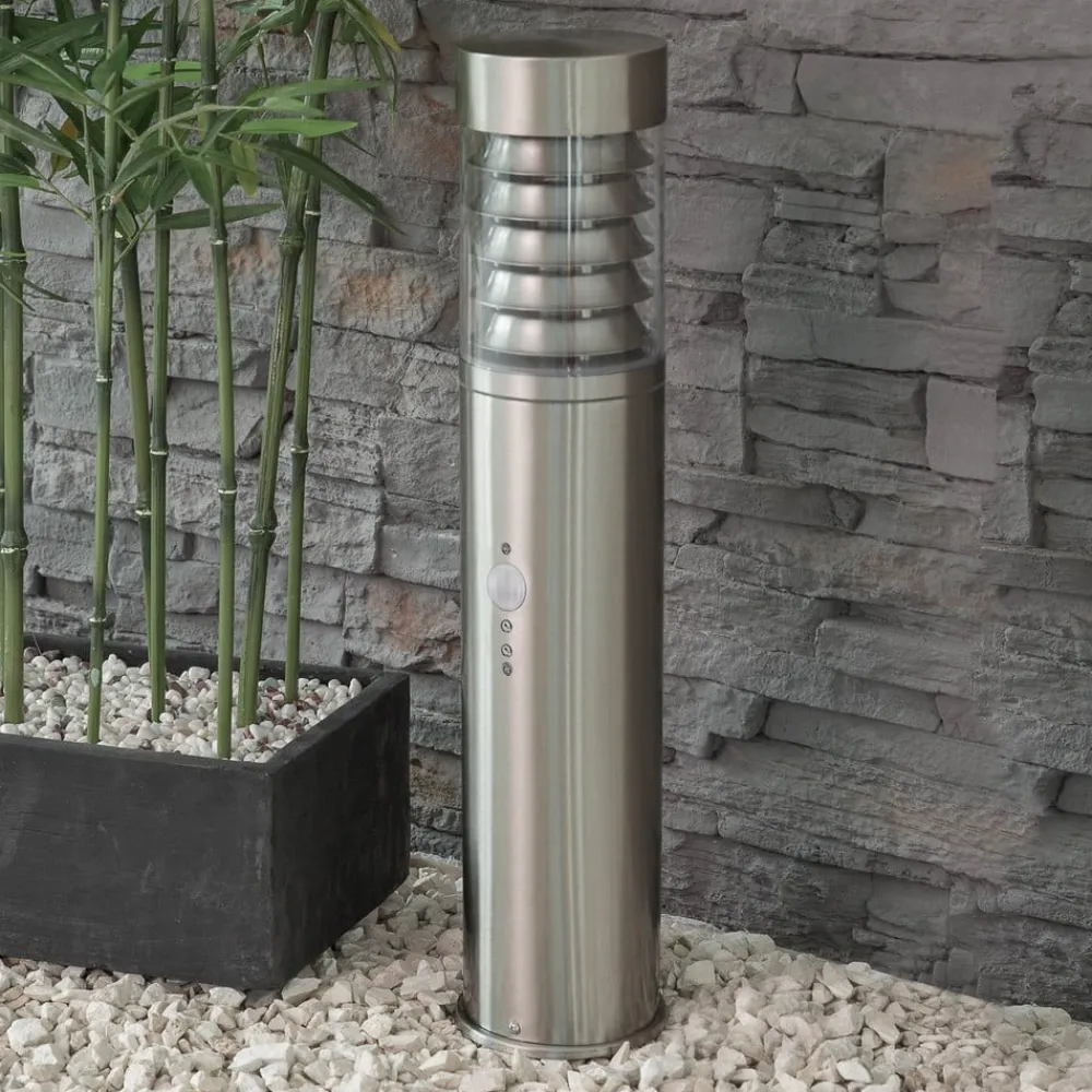 Heitronic Sokkellamper Med Sensor|Sokkellamper > Sensor-sokkellampe Saturn, stål, højde 50 cm