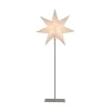 STAR TRADING Julepynt > Sensy stående stjerne mini, højde 83 cm, creme