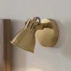 EGLO Væglamper|Spotlights > Seras vægspot, børstet messing-guld, 1-lys