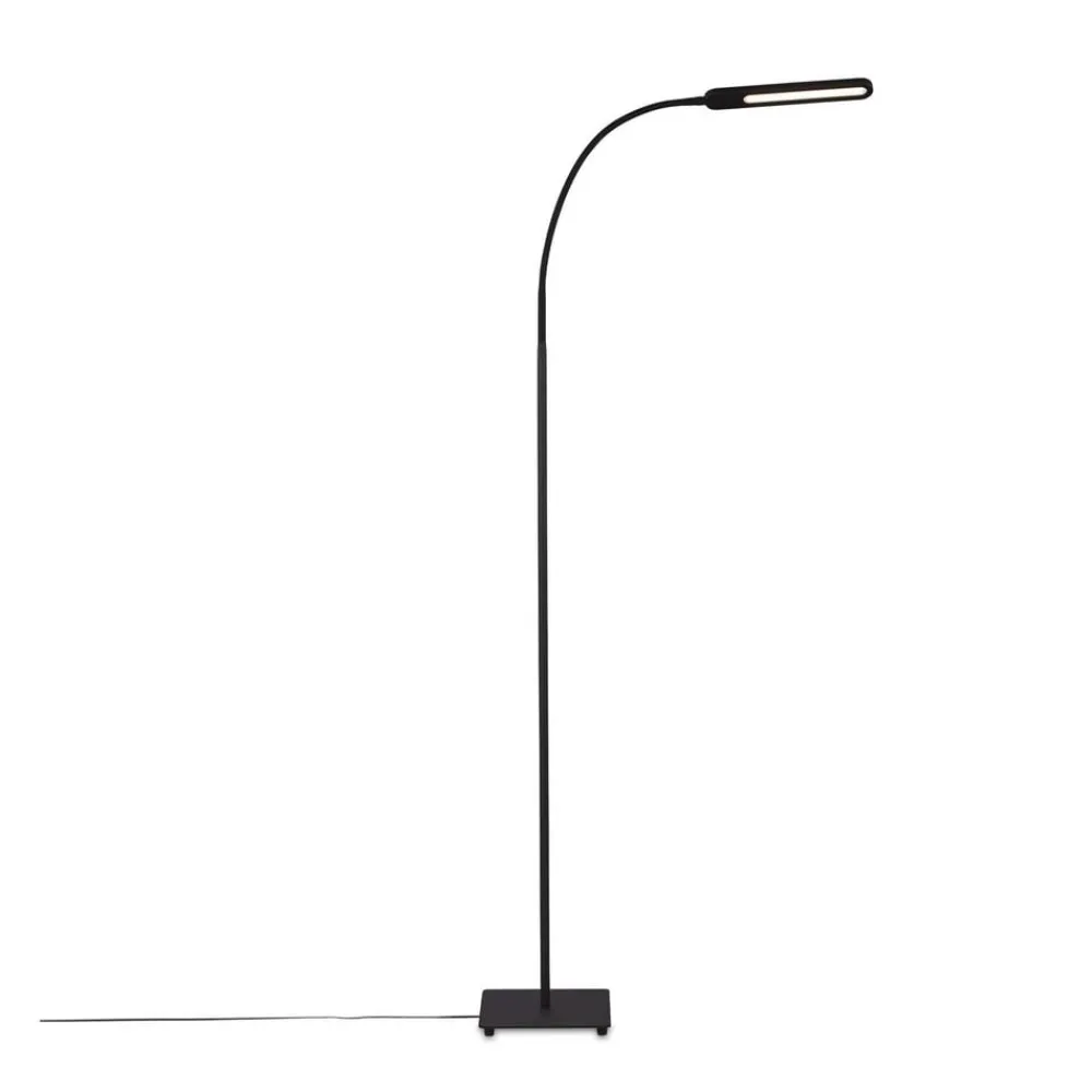 Briloner Arbejdsrum/Kontor|Gulvlamper > Servo LED-gulvlampe, kan dæmpes, CCT, sort