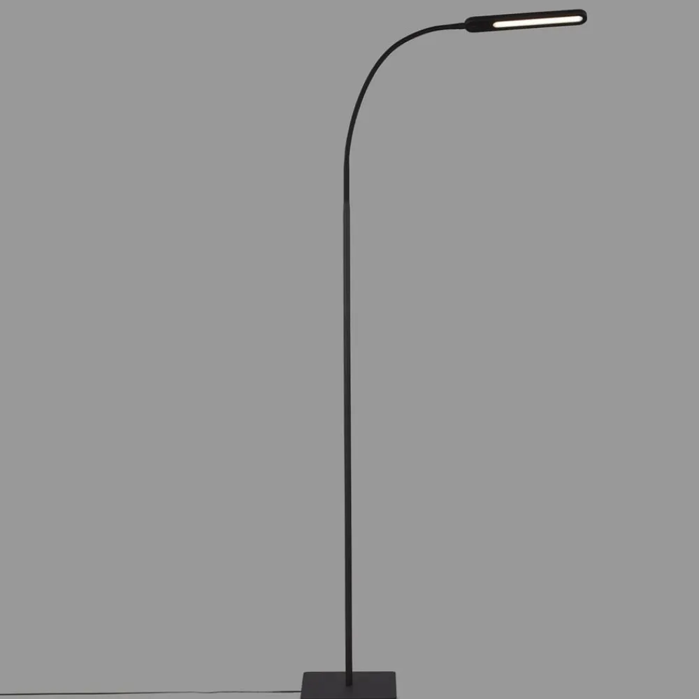 Briloner Arbejdsrum/Kontor|Gulvlamper > Servo LED-gulvlampe, kan dæmpes, CCT, sort