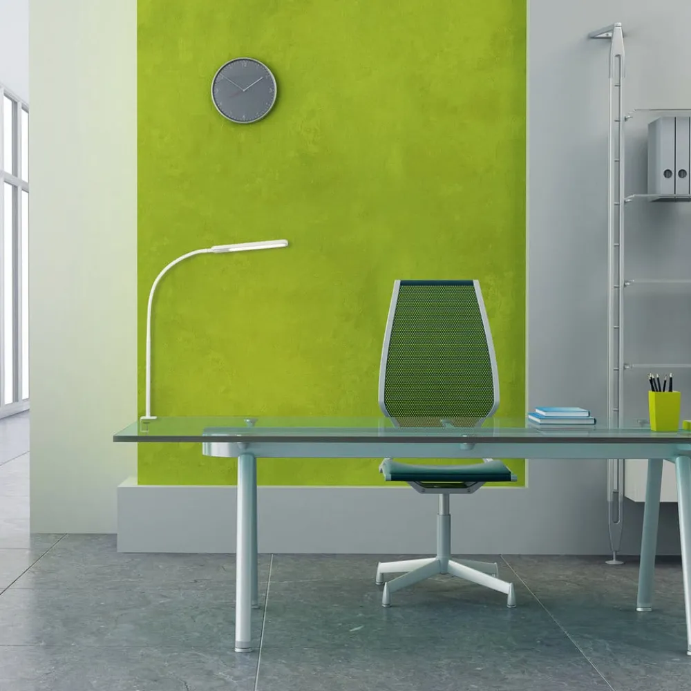 Briloner Arbejdsrum/Kontor|Bordlamper > Servo LED-klemmelampe, kan dæmpes, CCT, hvid