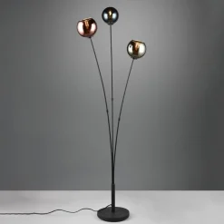 Reality Leuchten Gulvlamper|Gulvlamper > Sheldon gulvlampe med 3 glas-kugleskærme
