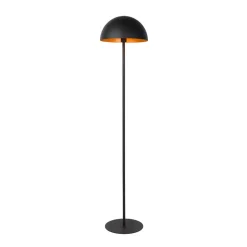 Gulvlamper|Gulvlamper ^ Lucide Siemon gulvlampe af stål, sort
