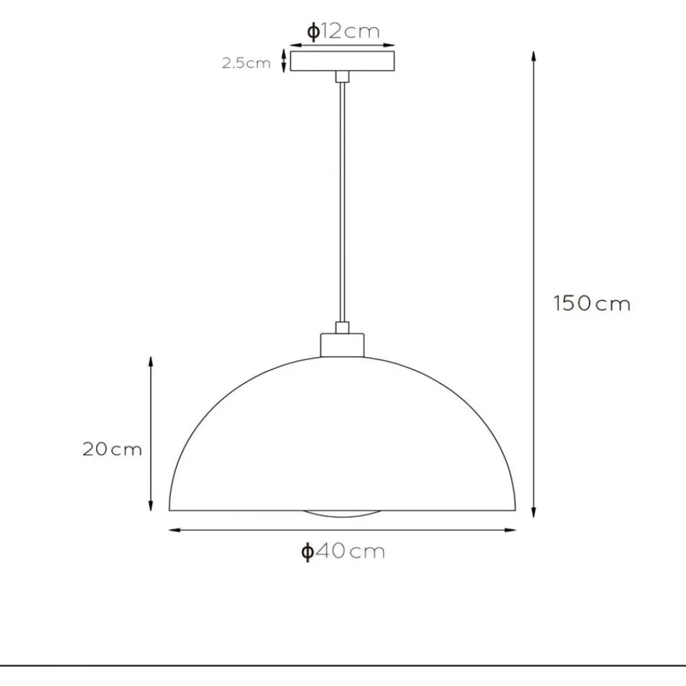 Pendellamper|Pendellamper ^ Lucide Siemon hængelampe af stål, Ø 40 cm, grøn