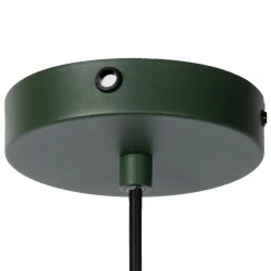 Pendellamper|Pendellamper ^ Lucide Siemon hængelampe af stål, Ø 40 cm, grøn