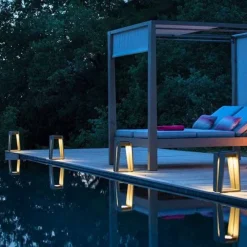 Les Jardins Dekorationsbelysning|Solcelle Lampe Med Sensor > Skaal LED solcelle-lanterne med sensor, 39 cm