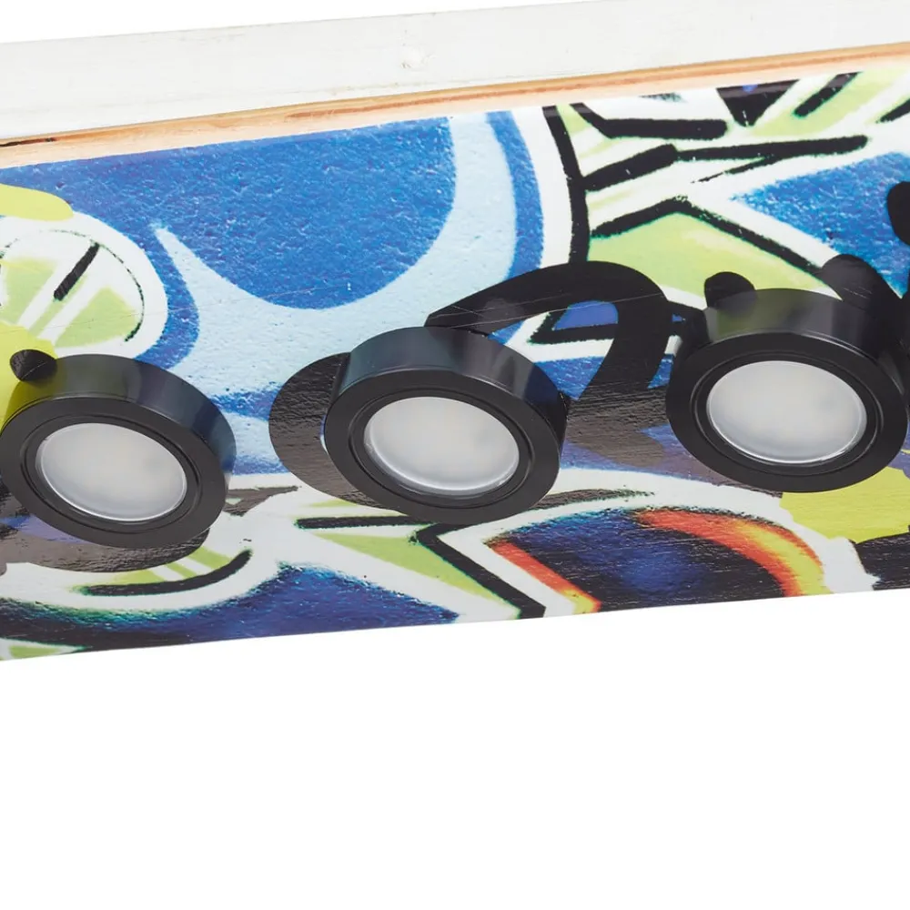 Evotec Loftlamper|Loftlamper > Skateboard Easy Cruiser Graffiti LED-loftlampe